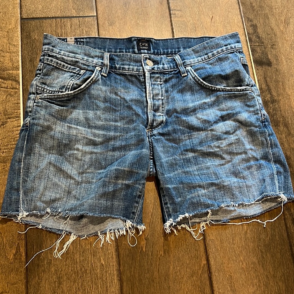 EUC Citizens of Humanity Skyler boyfriend fit shorts in Halo wash size 28